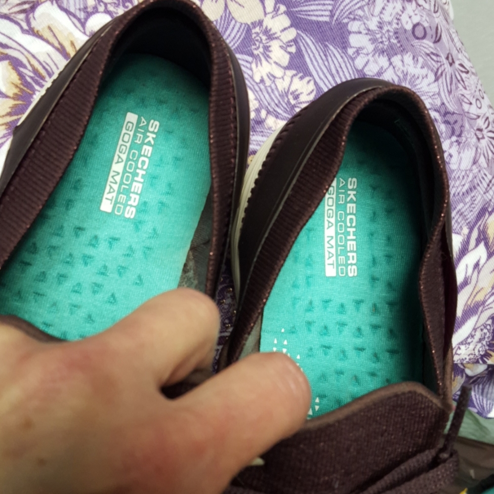 ❤️👟NWOT Women's Skechers purple shoes size 10.5❤️👟 - Picture 6 of 12